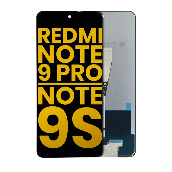 Xiaomi Redmi Note 9S İle Uyumlu Ekran Dokunmatik Çerçevesiz Orijinal (Tüm Renkler Uyumlu)
