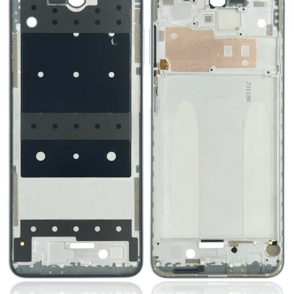 Xiaomi Redmi Note 9S İle Uyumlu Orta Kasa (Buzul Beyazı)