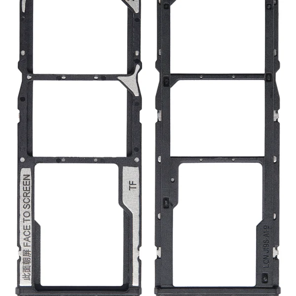 Xiaomi Redmi Note 9T İle Uyumlu Çift Sim Kart Tepsisi (Siyah)