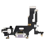 iphone 11 İle Uyumlu Şarj Yeri  Girişli ve Mikrofonlu Şarj Filmi Premium Mor