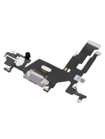 iphone 11 İle Uyumlu Şarj Yeri  Girişli ve Mikrofonlu Şarj Filmi Premium Mor - Görsel 3