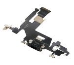 iphone 11 İle Uyumlu Şarj Yeri  Girişli ve Mikrofonlu Şarj Filmi Premium Siyah - Görsel 4