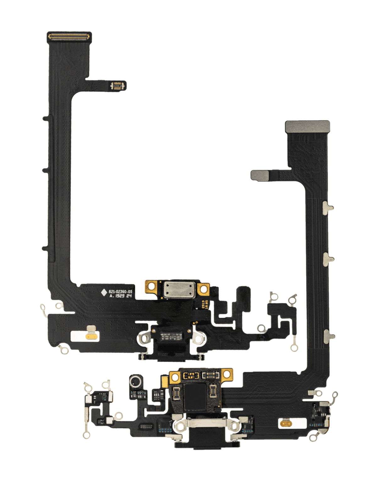 iphone 11 İle Uyumlu Şarj Yeri  Girişli ve Mikrofonlu Şarj Filmi Pro Max Aftermarket Plus Uzay Grisi - Görsel 2