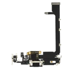 iphone 11 İle Uyumlu Şarj Yeri  Girişli ve Mikrofonlu Şarj Filmi Pro Max Aftermarket Plus Uzay Grisi - Görsel 5