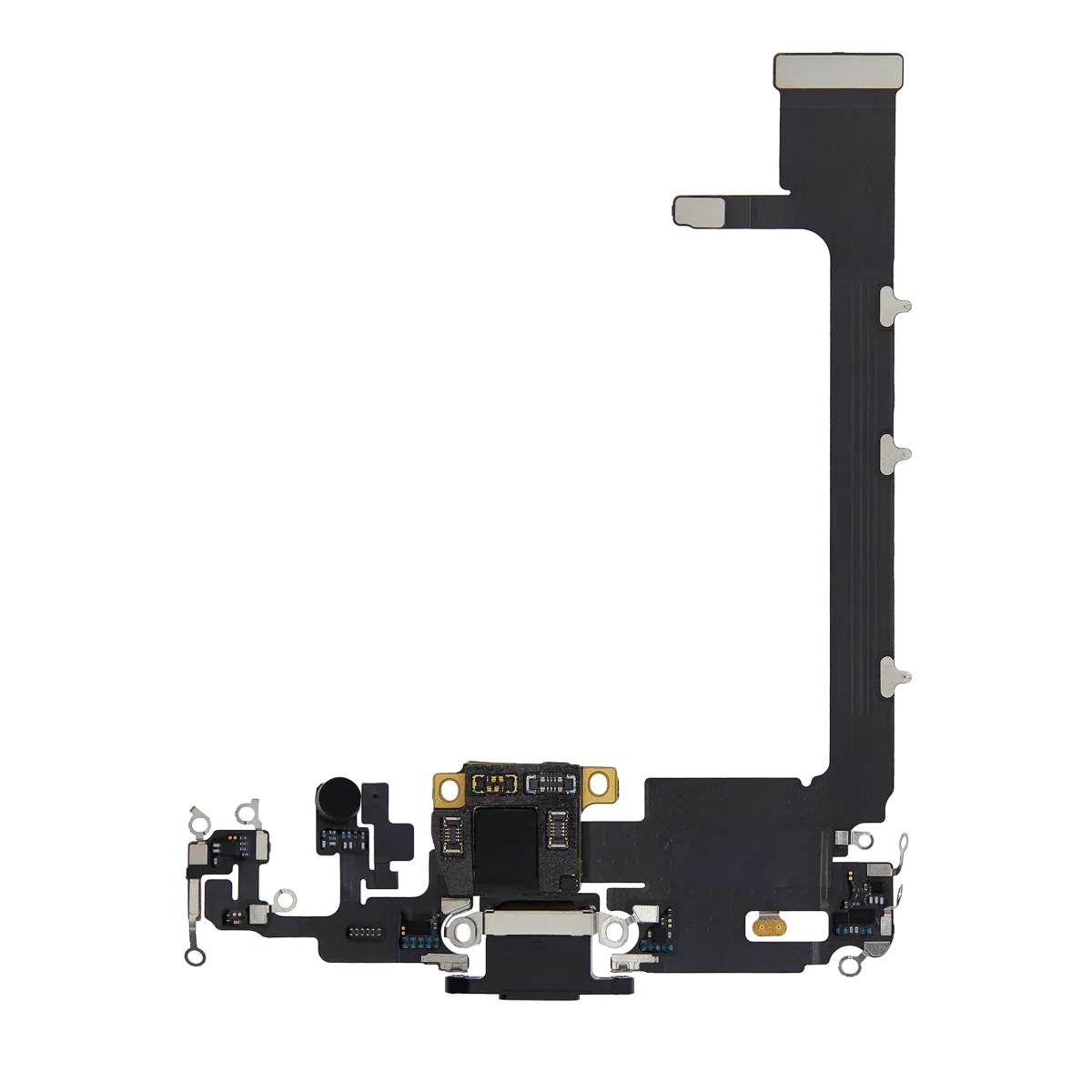 iphone 11 İle Uyumlu Şarj Yeri  Girişli ve Mikrofonlu Şarj Filmi Uzay Grisi