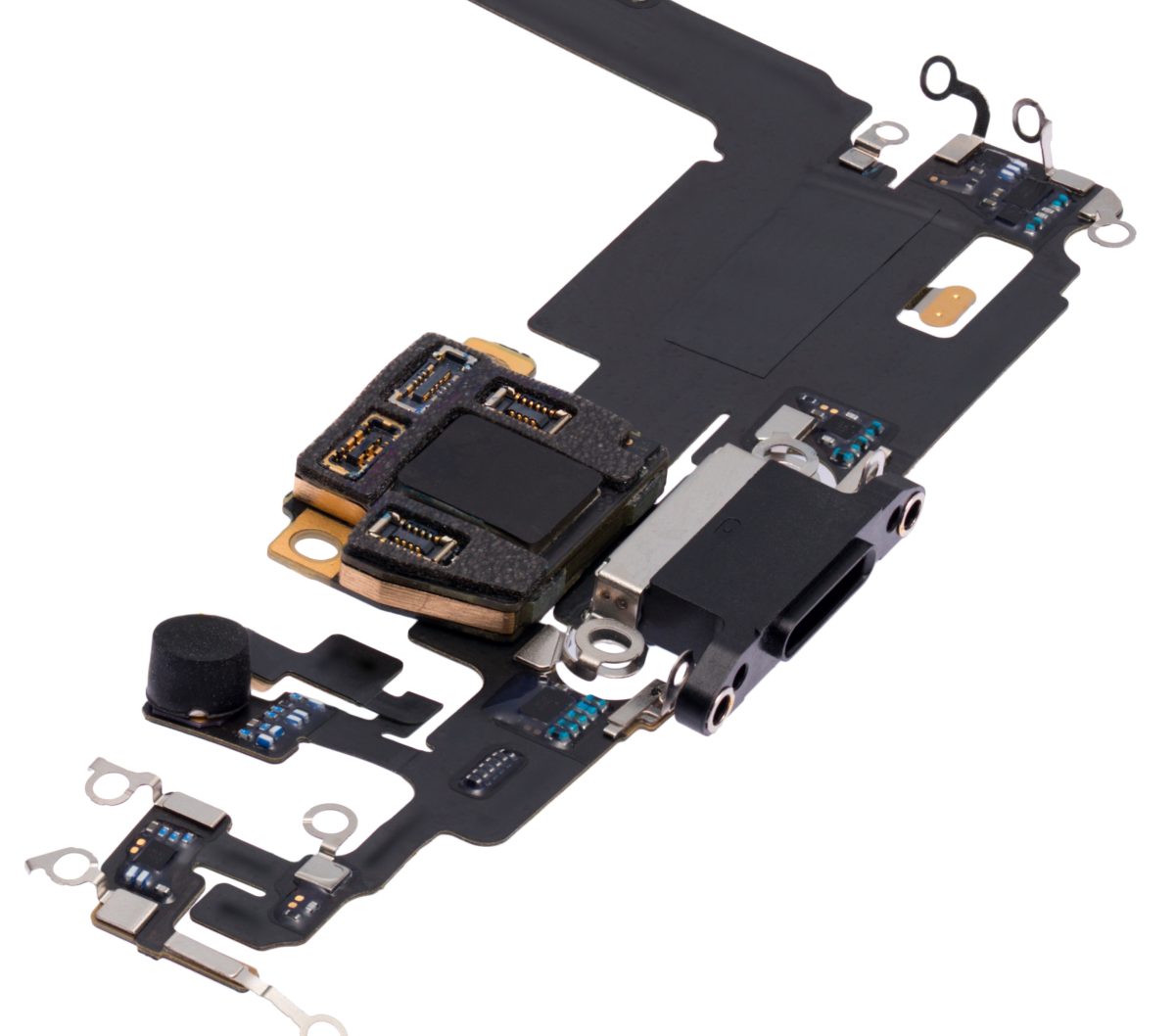 iphone 11 İle Uyumlu Şarj Yeri  Girişli ve Mikrofonlu Şarj Filmi Uzay Grisi - Görsel 5