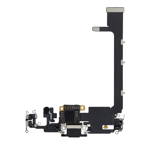 iphone 11 İle Uyumlu Şarj Yeri  Girişli ve Mikrofonlu Şarj Filmi Uzay Grisi