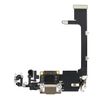 iphone 11 Pro İle Uyumlu Şarj Yeri  Girişli ve Mikrofonlu Şarj Filmi Gold