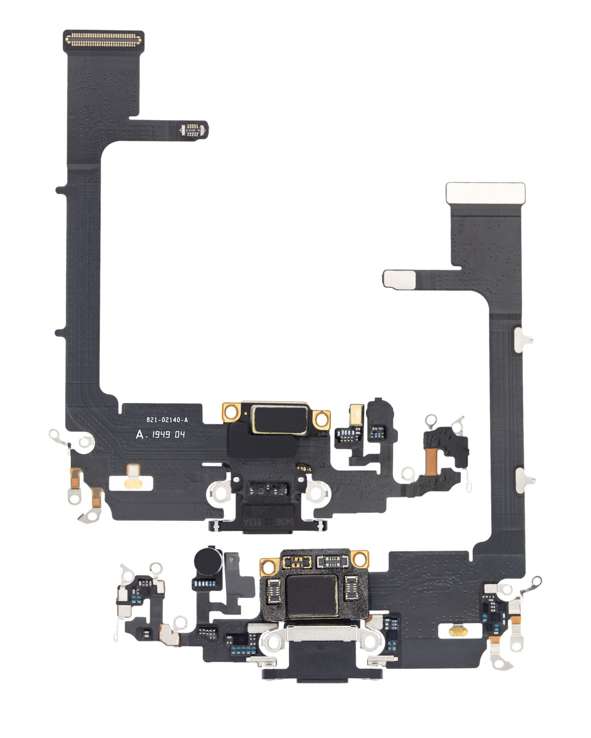 iphone 11 Pro İle Uyumlu Şarj Yeri  Girişli ve Mikrofonlu Şarj Filmi  Premium Uzay Grisi - Görsel 2