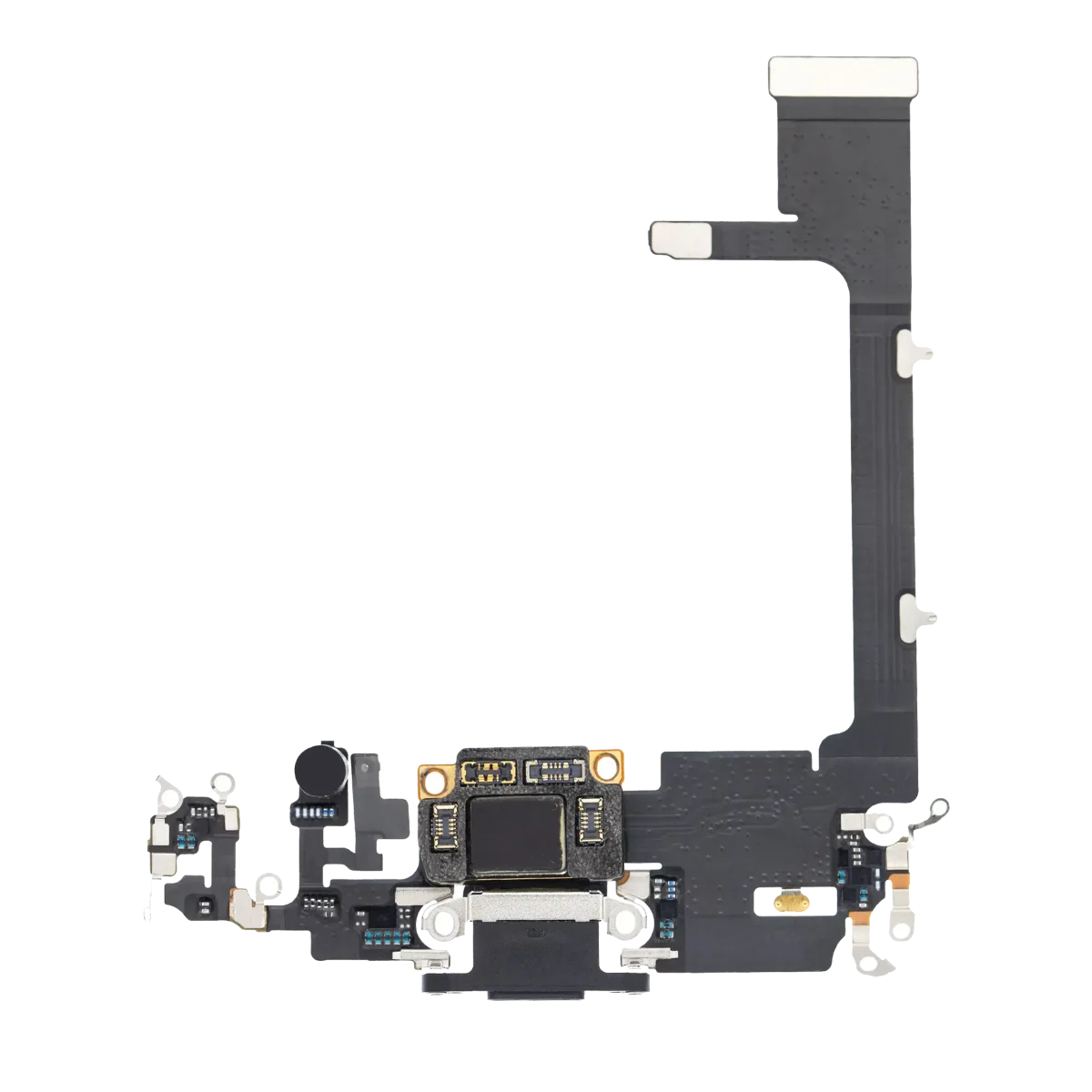 iphone 11 Pro İle Uyumlu Şarj Yeri  Girişli ve Mikrofonlu Şarj Filmi  Premium Uzay Grisi