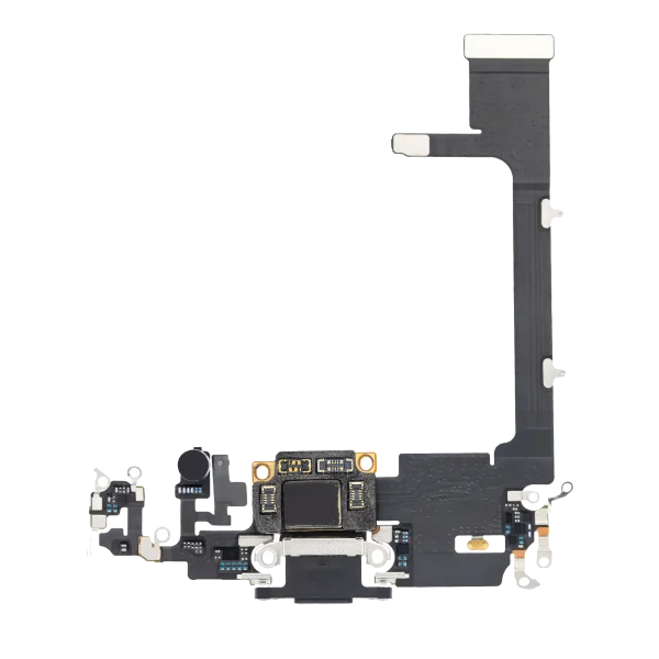 iphone 11 Pro İle Uyumlu Şarj Yeri  Girişli ve Mikrofonlu Şarj Filmi  Premium Uzay Grisi