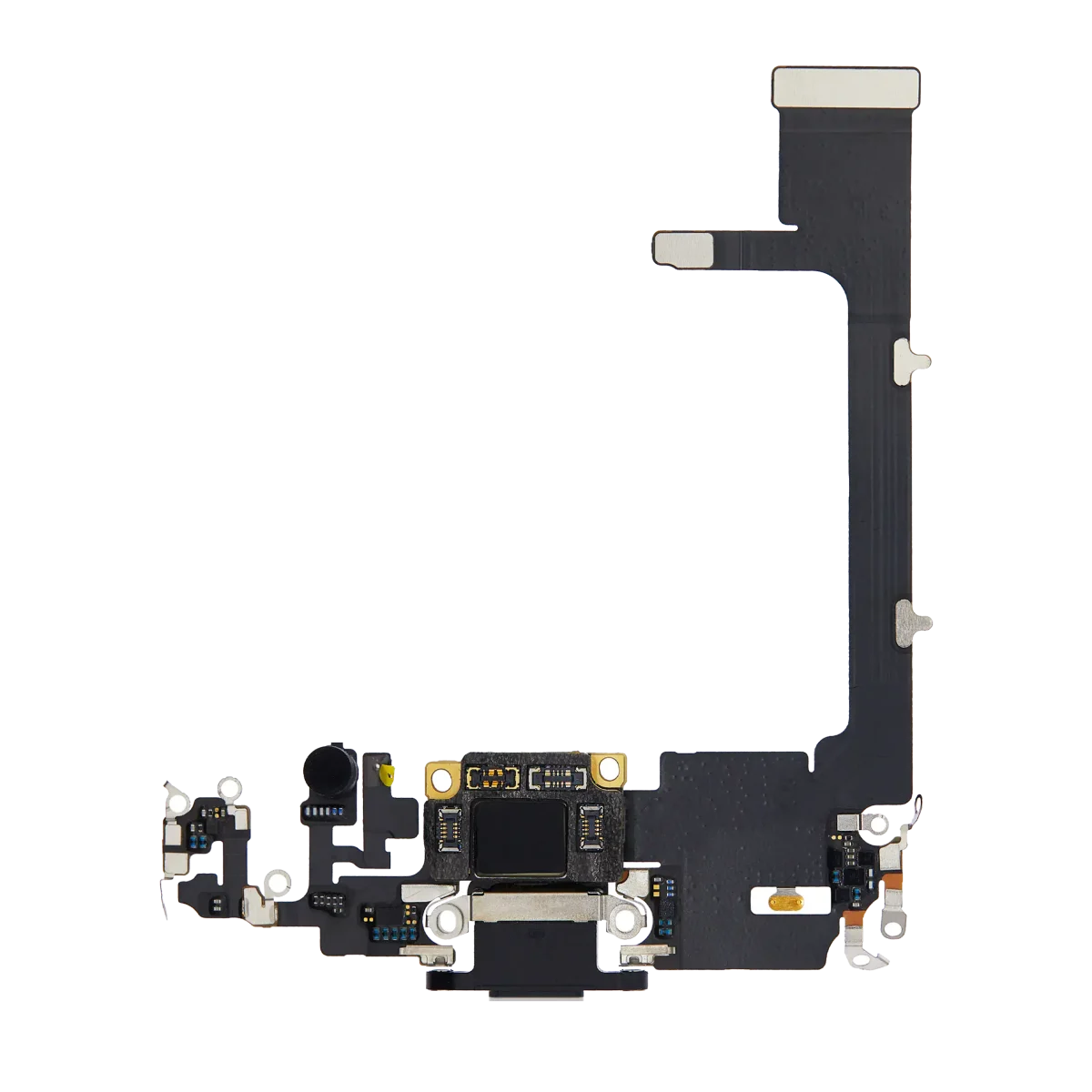 iphone 11 Pro İle Uyumlu Şarj Yeri  Girişli ve Mikrofonlu Şarj Filmi Uzay Grisi
