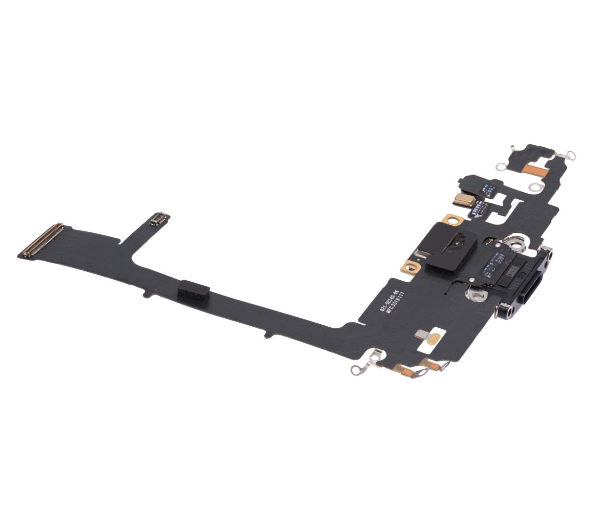 iphone 11 Pro İle Uyumlu Şarj Yeri  Girişli ve Mikrofonlu Şarj Filmi Uzay Grisi - Görsel 3