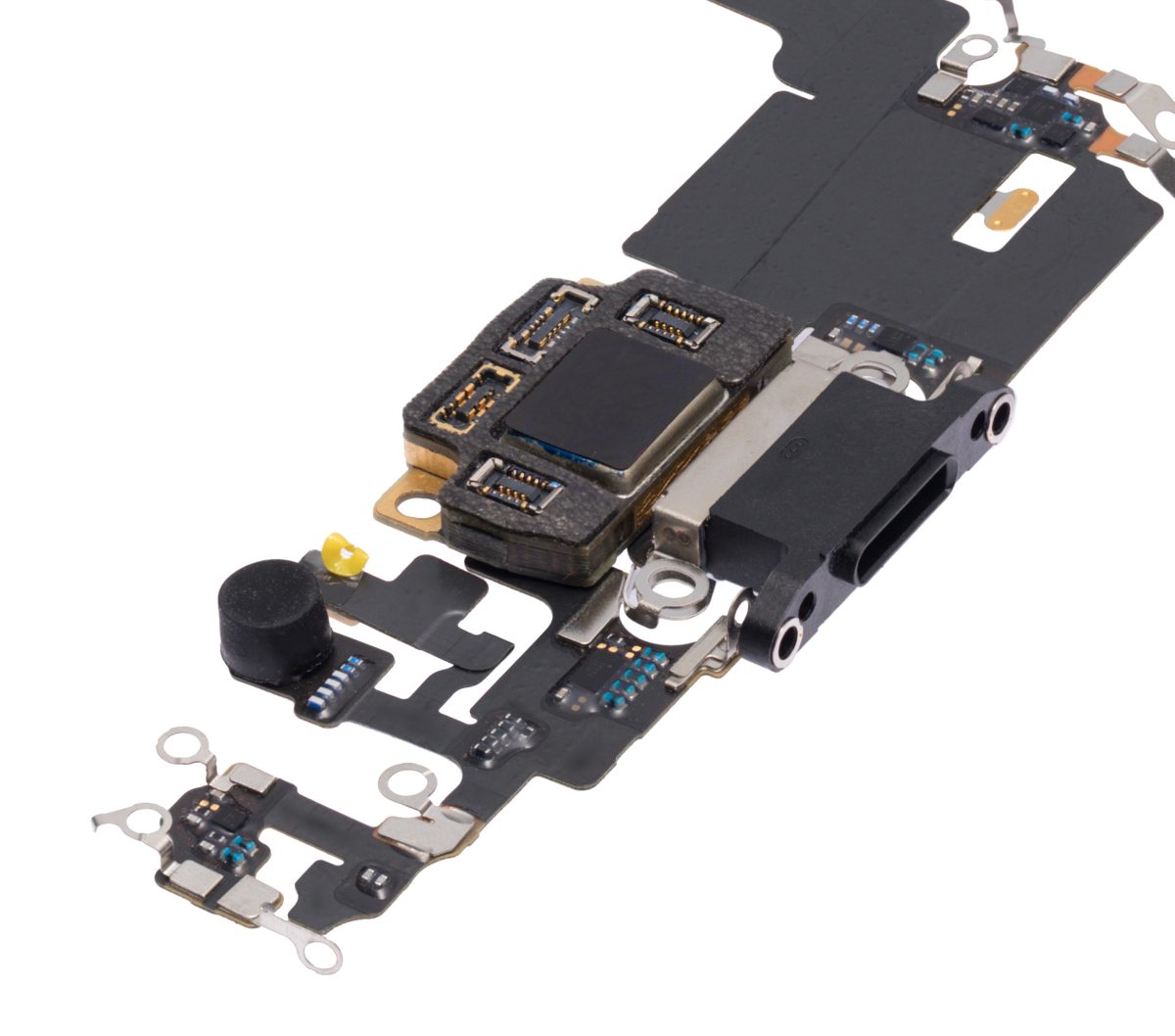 iphone 11 Pro İle Uyumlu Şarj Yeri  Girişli ve Mikrofonlu Şarj Filmi Uzay Grisi - Görsel 5