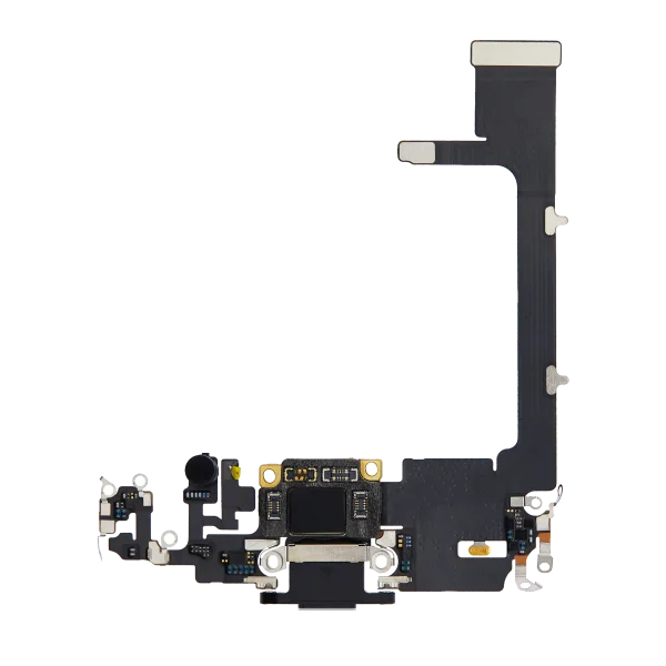 iphone 11 Pro İle Uyumlu Şarj Yeri  Girişli ve Mikrofonlu Şarj Filmi Uzay Grisi
