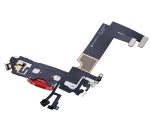 iphone 12 Mini İle Uyumlu Şarj Yeri  Girişli ve Mikrofonlu Şarj Filmi Aftermarket Plus Kırmızı - Görsel 4