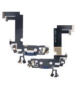 iphone 12 Mini İle Uyumlu Şarj Yeri  Girişli ve Mikrofonlu Şarj Filmi Aftermarket Plus Mavi - Görsel 2