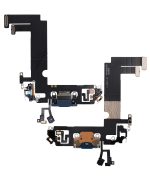 iphone 12 Mini İle Uyumlu Şarj Yeri  Girişli ve Mikrofonlu Şarj Filmi Mavi - Görsel 2