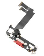 iphone 12 Mini İle Uyumlu Şarj Yeri  Girişli ve Mikrofonlu Şarj Filmi Premium Kırmızı İ - Görsel 3