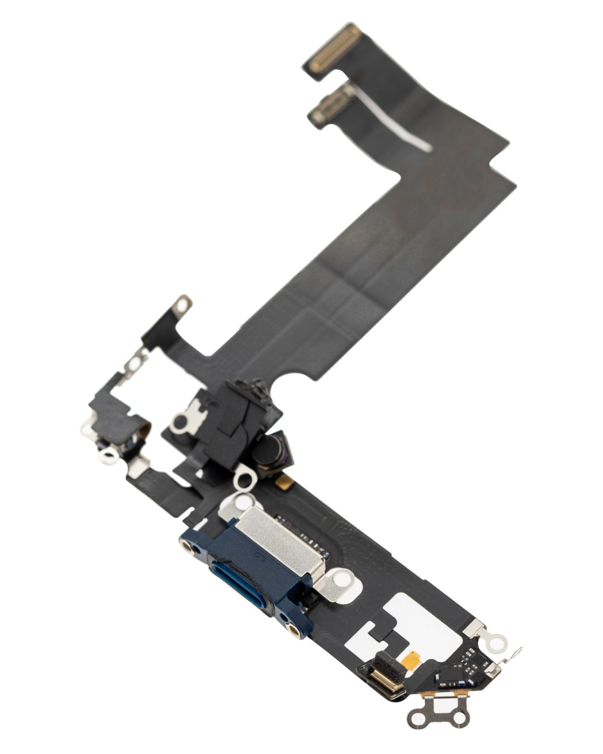 iphone 12 Mini İle Uyumlu Şarj Yeri  Girişli ve Mikrofonlu Şarj Filmi  Premium Mavi - Görsel 3
