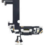 iphone 12 Mini İle Uyumlu Şarj Yeri  Girişli ve Mikrofonlu Şarj Filmi Siyah