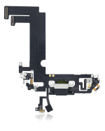 iphone 12 Mini İle Uyumlu Şarj Yeri  Girişli ve Mikrofonlu Şarj Filmi Siyah