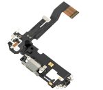 iphone 12 Pro İle Uyumlu Şarj Yeri  Girişli ve Mikrofonlu Şarj Filmi Premium Gümüş - Görsel 3