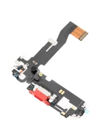 iphone 12 Pro İle Uyumlu Şarj Yeri  Girişli ve Mikrofonlu Şarj Filmi Premium Kırmızı - Görsel 2