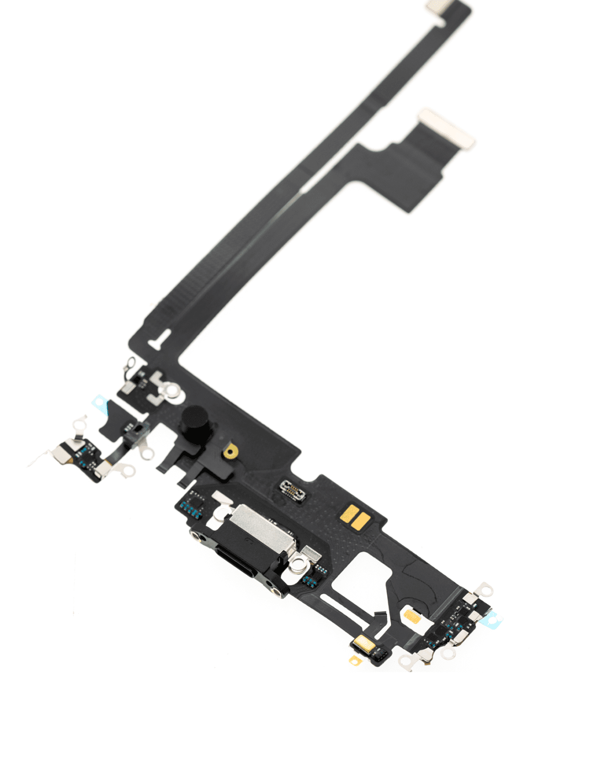 iphone 12 Pro Max İle Uyumlu Şarj Yeri  Girişli ve Mikrofonlu Şarj Filmi Premium Grafit - Görsel 2