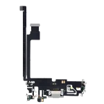iphone 12 Pro Max İle Uyumlu Şarj Yeri  Girişli ve Mikrofonlu Şarj Filmi Premium Gümüş - Görsel 4