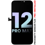 iphone 12 Pro Max Servis Paketi ile Uyumlu Yakınlık Sensörü Flex Önceden Takılı OLED Montajı