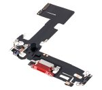 iphone 13 İle Uyumlu Şarj Yeri  Girişli ve Mikrofonlu Şarj Filmi Premium Kırmızı - Görsel 4
