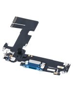 iphone 13 İle Uyumlu Şarj Yeri  Girişli ve Mikrofonlu Şarj Filmi Premium Mavi - Görsel 3