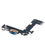 iphone 13 İle Uyumlu Şarj Yeri  Girişli ve Mikrofonlu Şarj Filmi Premium Mavi - Görsel 4