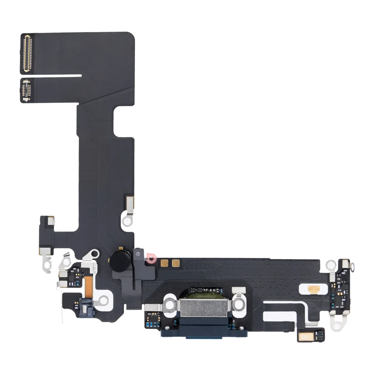 iphone 13 İle Uyumlu Şarj Yeri  Girişli ve Mikrofonlu Şarj Filmi Premium Midnight