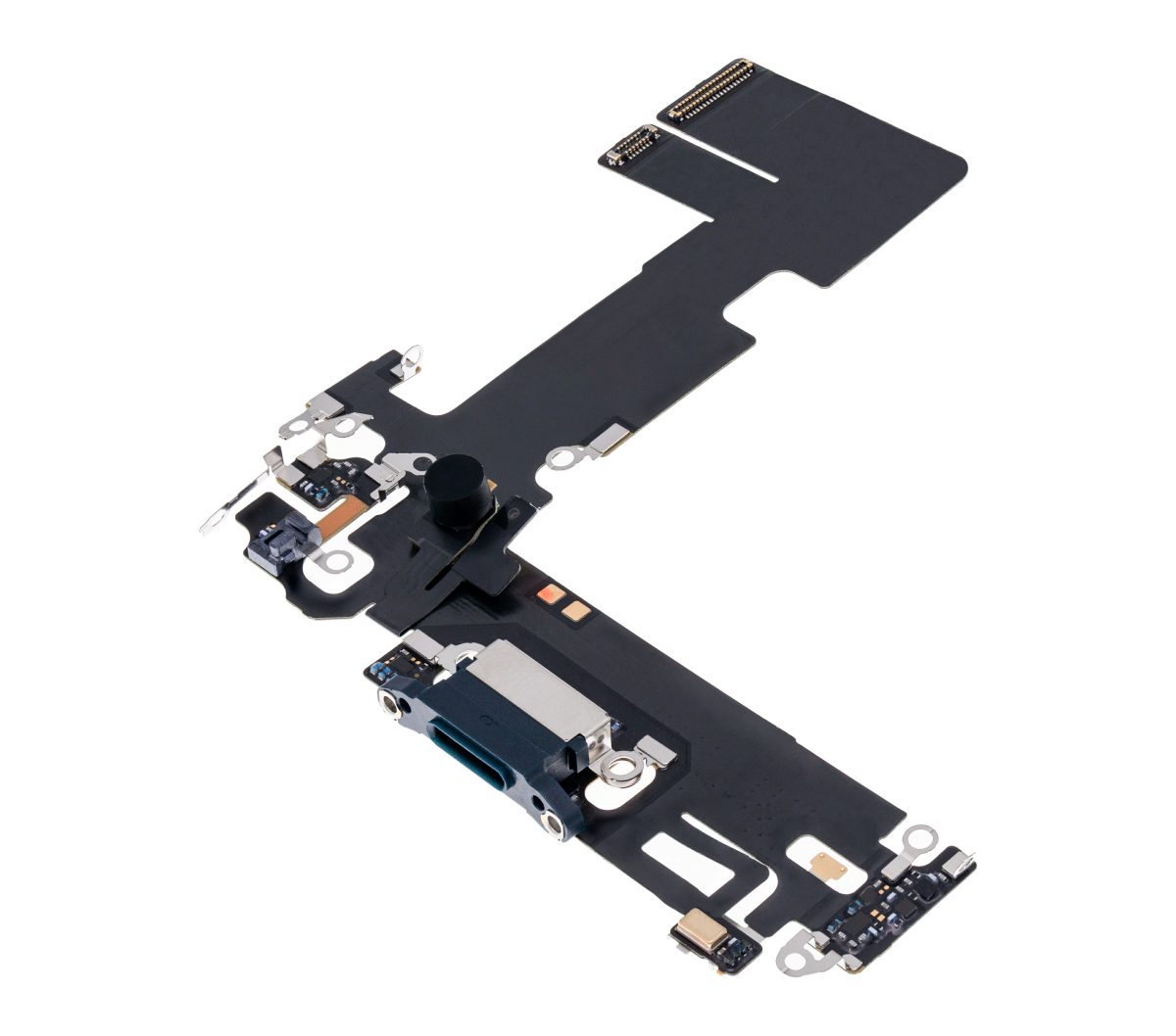 iphone 13 İle Uyumlu Şarj Yeri  Girişli ve Mikrofonlu Şarj Filmi Premium Midnight - Görsel 3