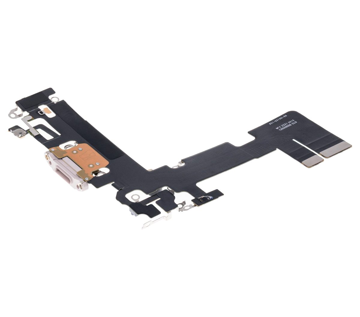 iphone 13 İle Uyumlu Şarj Yeri  Girişli ve Mikrofonlu Şarj Filmi Premium Rose - Görsel 3
