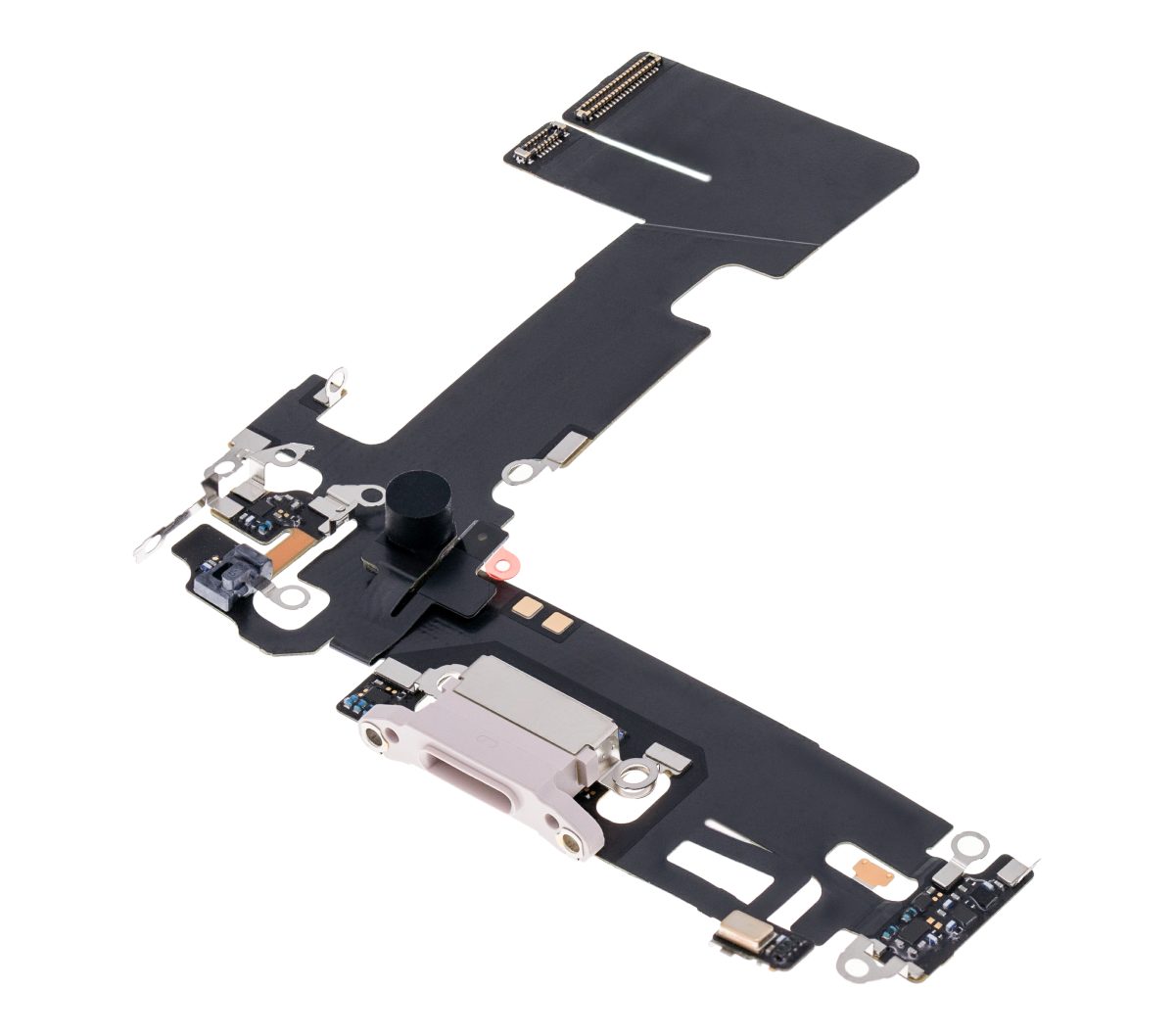 iphone 13 İle Uyumlu Şarj Yeri  Girişli ve Mikrofonlu Şarj Filmi Premium Rose - Görsel 4