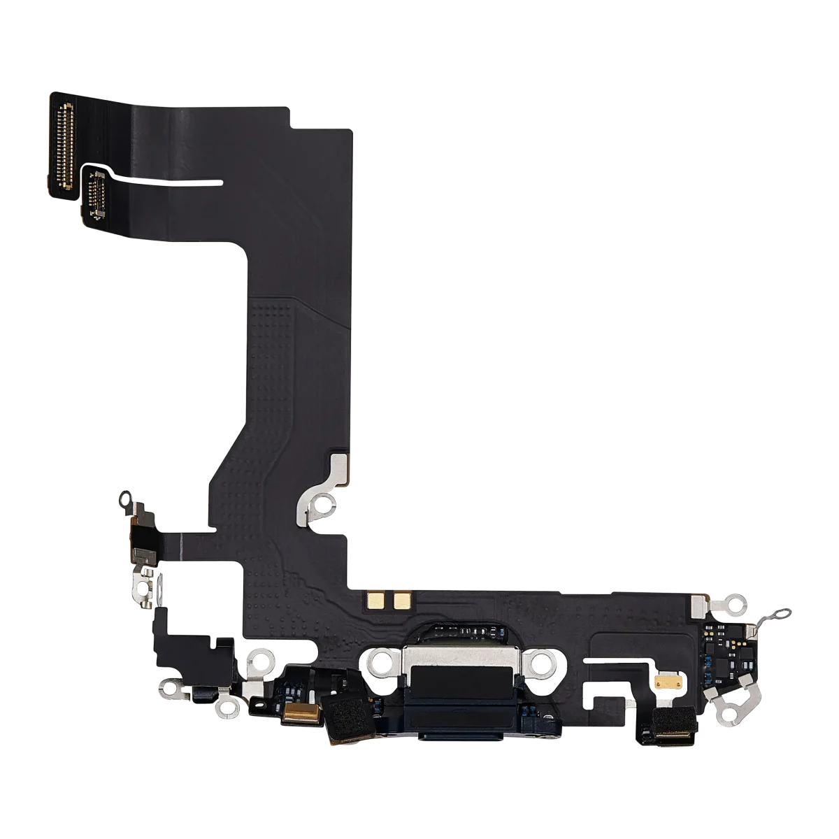 iphone 13 Mini  İle Uyumlu Şarj Yeri  Girişli ve Mikrofonlu Şarj Filmi Aftermarket Plus Geceyarısı