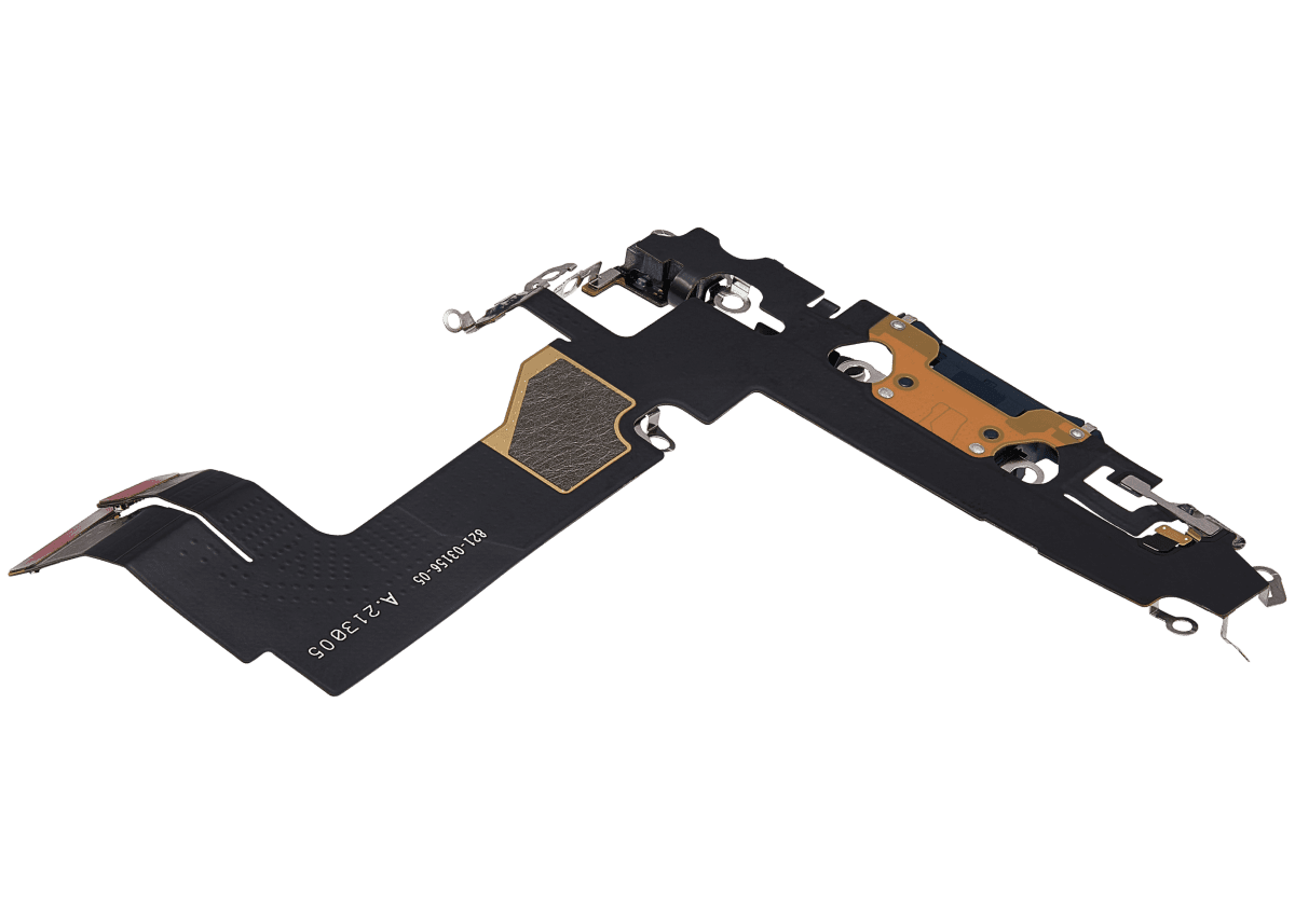 iphone 13 Mini  İle Uyumlu Şarj Yeri  Girişli ve Mikrofonlu Şarj Filmi Aftermarket Plus Geceyarısı - Görsel 4
