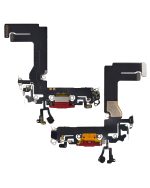 iphone 13 Mini  İle Uyumlu Şarj Yeri  Girişli ve Mikrofonlu Şarj Filmi Aftermarket Plus Kırmızı - Görsel 2