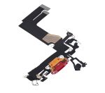 iphone 13 Mini  İle Uyumlu Şarj Yeri  Girişli ve Mikrofonlu Şarj Filmi Aftermarket Plus Kırmızı - Görsel 4