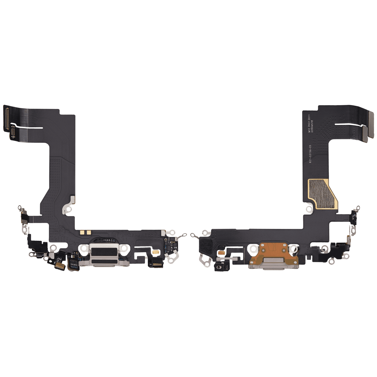 iphone 13 Mini  İle Uyumlu Şarj Yeri  Girişli ve Mikrofonlu Şarj Filmi Aftermarket Plus Rose - Görsel 2