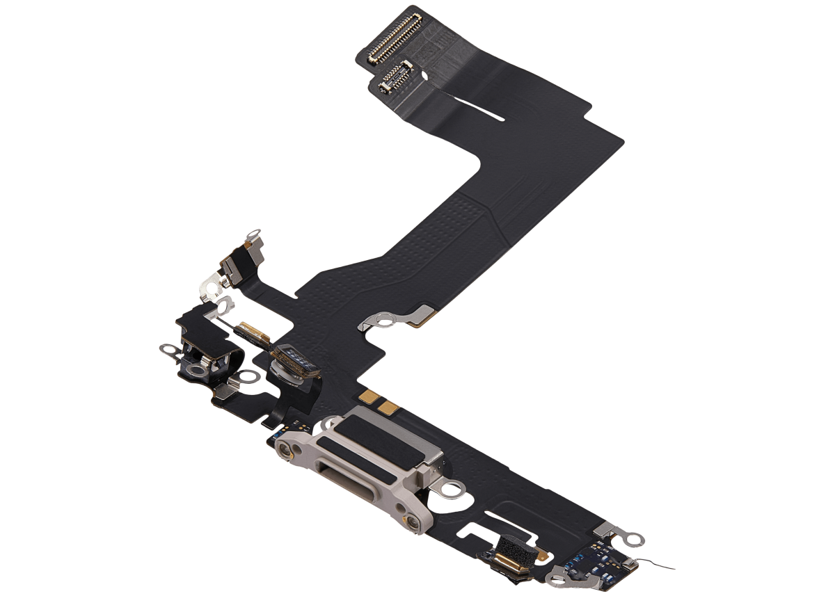 iphone 13 Mini  İle Uyumlu Şarj Yeri  Girişli ve Mikrofonlu Şarj Filmi Aftermarket Plus Rose - Görsel 3