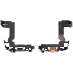 iphone 13 Mini  İle Uyumlu Şarj Yeri  Girişli ve Mikrofonlu Şarj Filmi Aftermarket Plus Starlight - Görsel 2