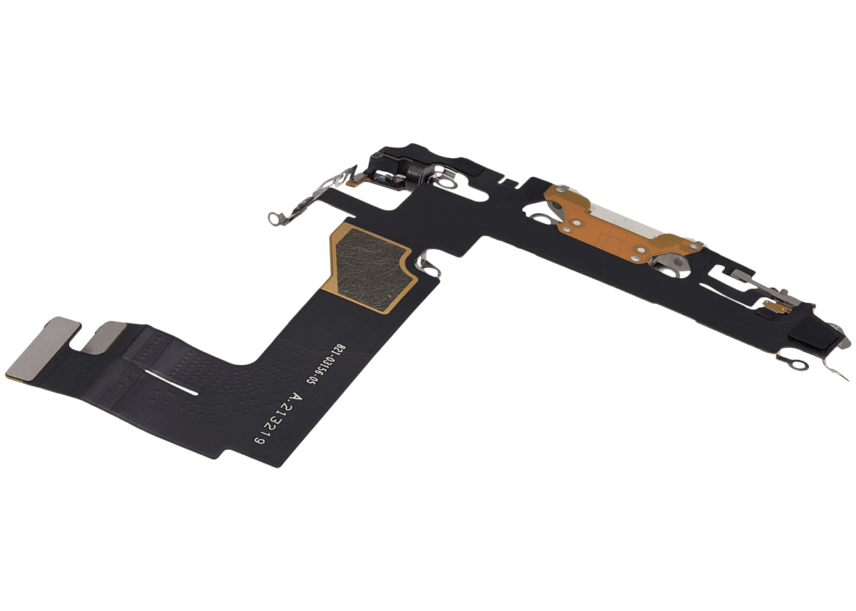 iphone 13 Mini  İle Uyumlu Şarj Yeri  Girişli ve Mikrofonlu Şarj Filmi Aftermarket Plus Starlight - Görsel 4