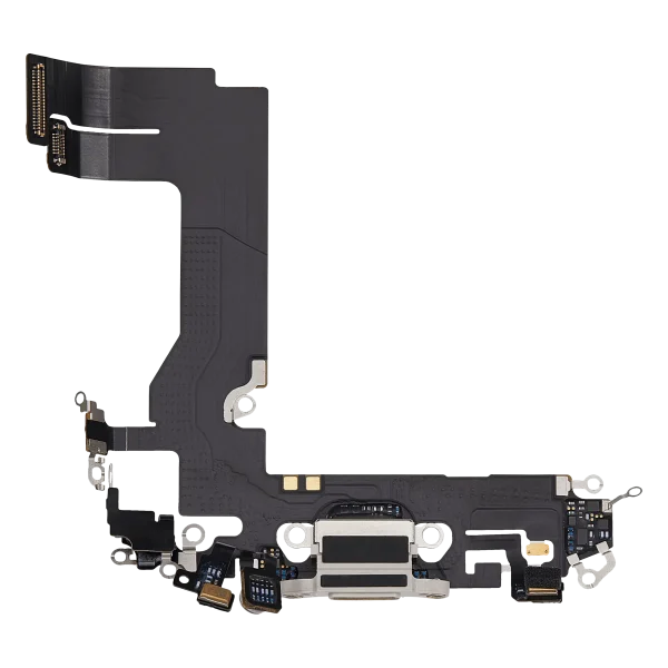 iphone 13 Mini  İle Uyumlu Şarj Yeri  Girişli ve Mikrofonlu Şarj Filmi Aftermarket Plus Starlight