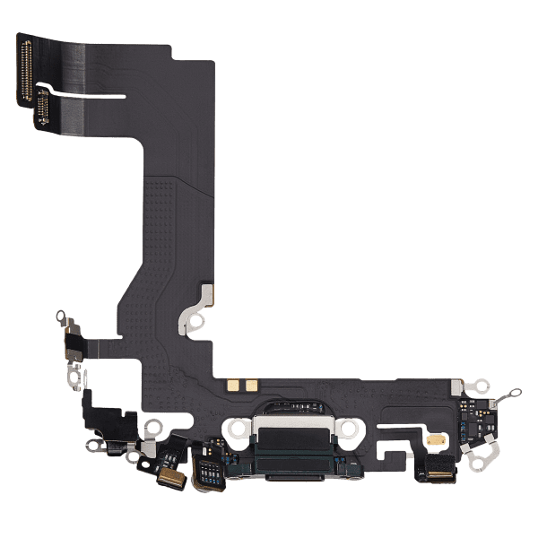 iphone 13 Mini  İle Uyumlu Şarj Yeri  Girişli ve Mikrofonlu Şarj Filmi Aftermarket Plus Yeşil