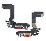 iphone 13 Mini İle Uyumlu Şarj Yeri  Girişli ve Mikrofonlu Şarj Filmi Premium Kırmızı - Görsel 2