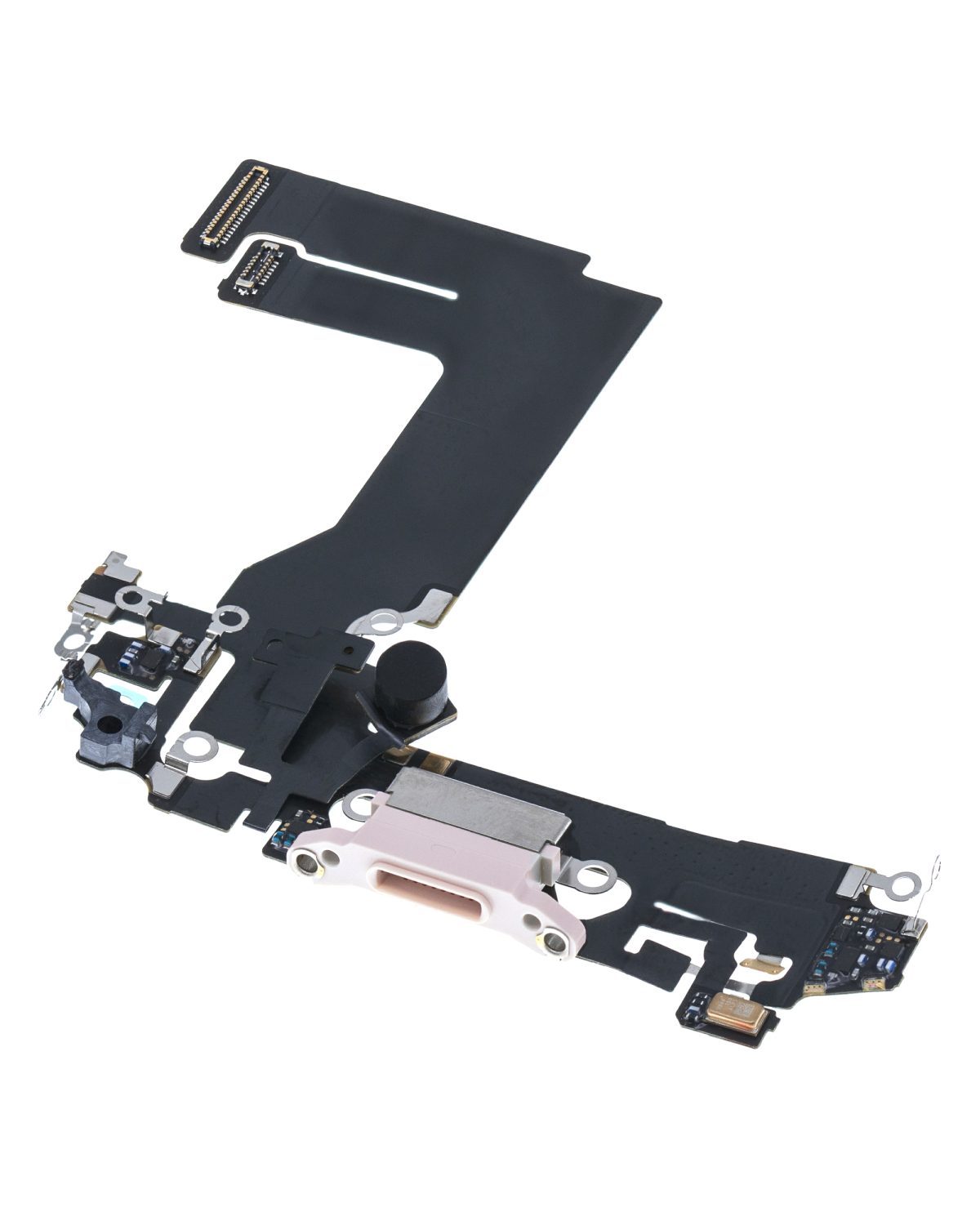 iphone 13 Mini İle Uyumlu Şarj Yeri  Girişli ve Mikrofonlu Şarj Filmi Premium Rose - Görsel 4